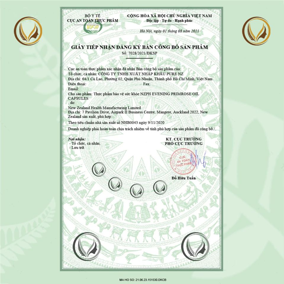 Combo Viên uống hoa anh thảo & HGD Evening Primrose Oil & Seed Oil 60 viên/ 100 viên - New Zealand
