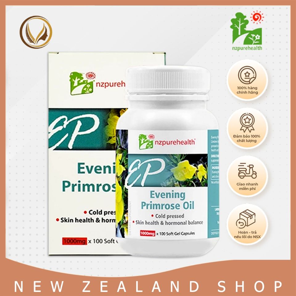 Combo Viên uống hoa anh thảo & HGD Evening Primrose Oil & Seed Oil 60 viên/ 100 viên - New Zealand