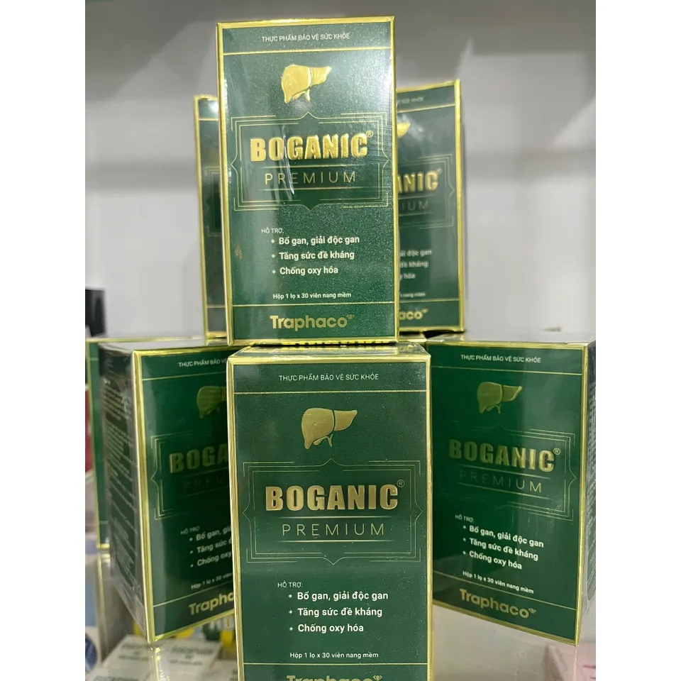 BOGANIC PREMIUM TRAPHACO hỗ trợ Bổ Gan, Giải Độc Gan, Tăng Sức Đề Kháng ...