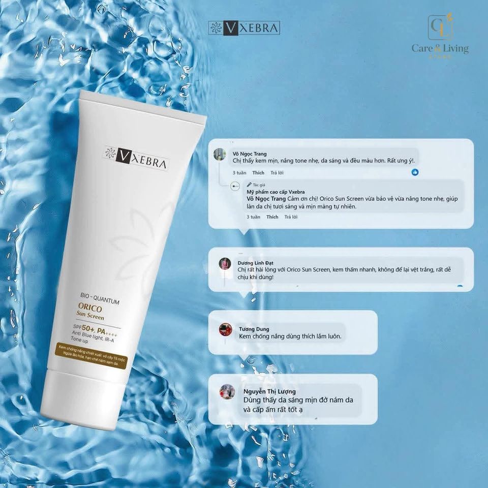 kem chống nắng ORICO SUN SCREEN giúp sáng khỏe  ngăn ngừa lão hóa