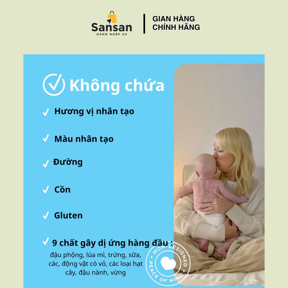TPBVSK Men vi sinh Mommy's Bliss Baby Probiotics Drops với Vitamin D 10ml - Nội địa Mỹ