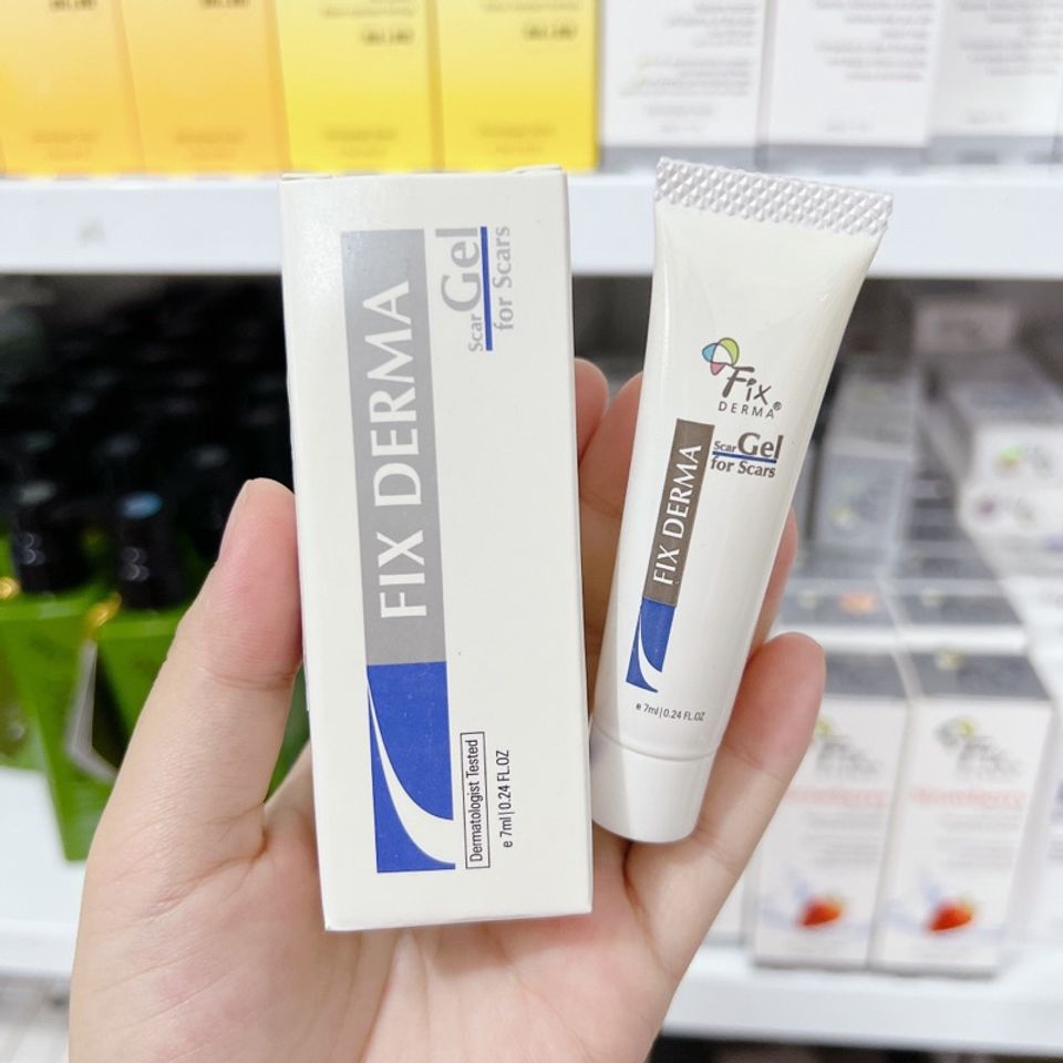 Kem bôi Fixderma Scar Gel hỗ trợ làm mờ vết sẹo, dưỡng ẩm da (7ml)