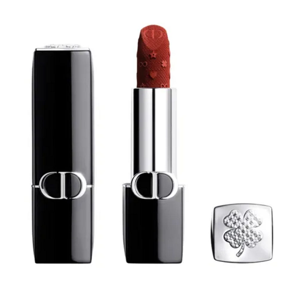 (Cao cấp)Son Dior Rouge Dior Couture Lip Velvet Limited Edition New Years 2026 806 Red Luck Màu Đỏ Nâu Gạch hi Chính hãng