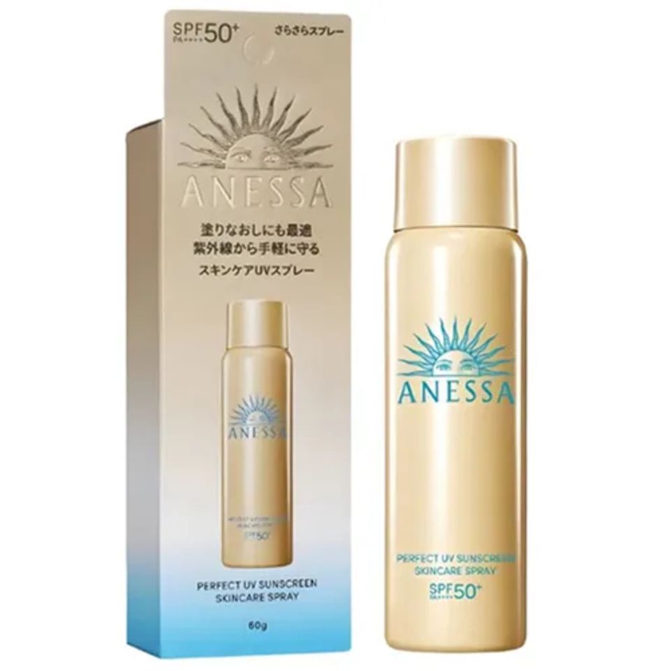 (Chính hãng) Xịt Chống Nắng Dưỡng Da Đa Năng Anessa Perfect UV Sunscreen Skincare Spray NA SPF50+ PA++++ 60g Cao cấp
