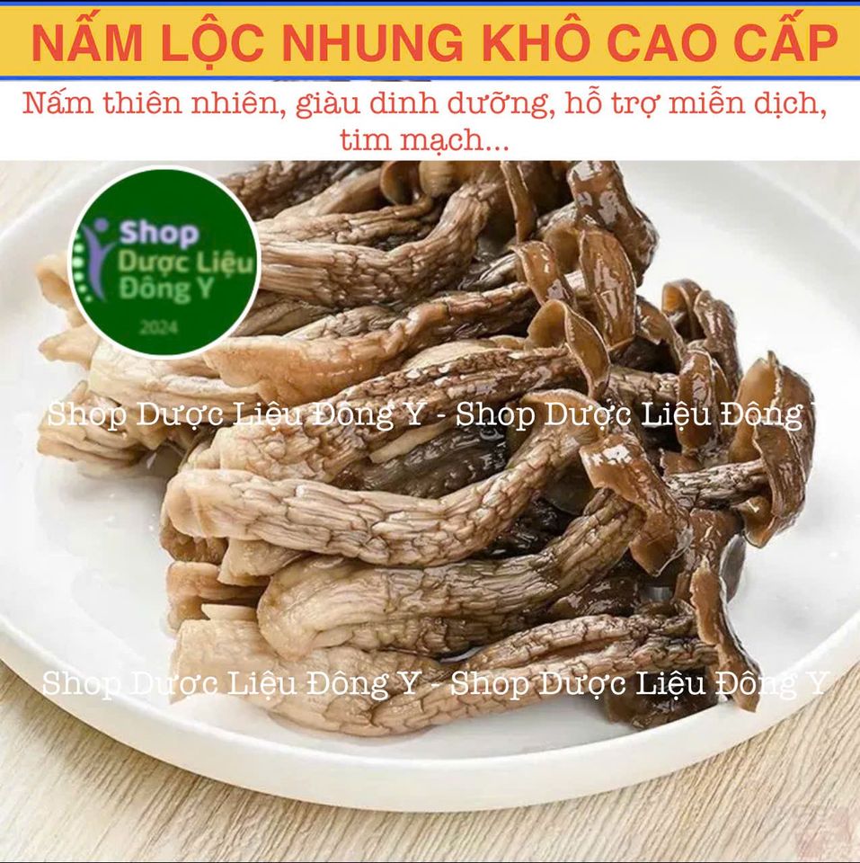 Nấm Lộc Nhung Thiên Nhiên Sấy Khô Cao Cấp