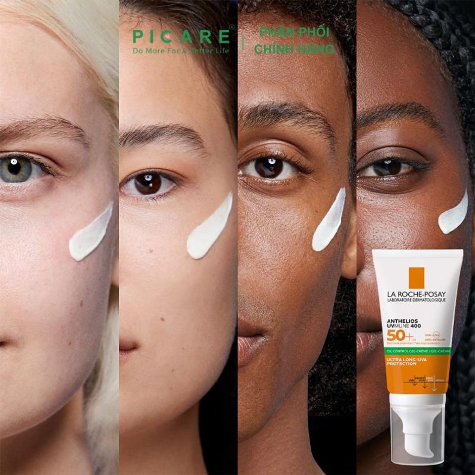 (Chai 50ml) Kem Chống Nắng Kiểm Soát Dầu La Roche-Posay Anthelios XL Dry Touch Gel-Cream SPF 50+ UVB & UVA Chính Hãng 740841