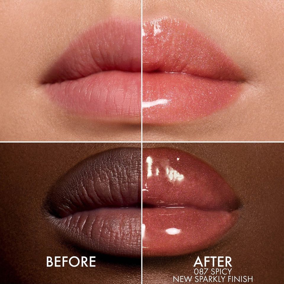 (Màu 087 Nude Hồng Ấm) Son Dưỡng Dior Addict Lip Glow Oil 087 Spicy Chính Hãng 740771