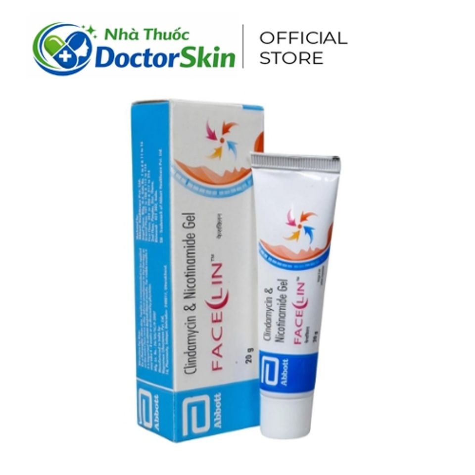 Kem bôi giảm mụn Faceclin Gel dung tích 20gram