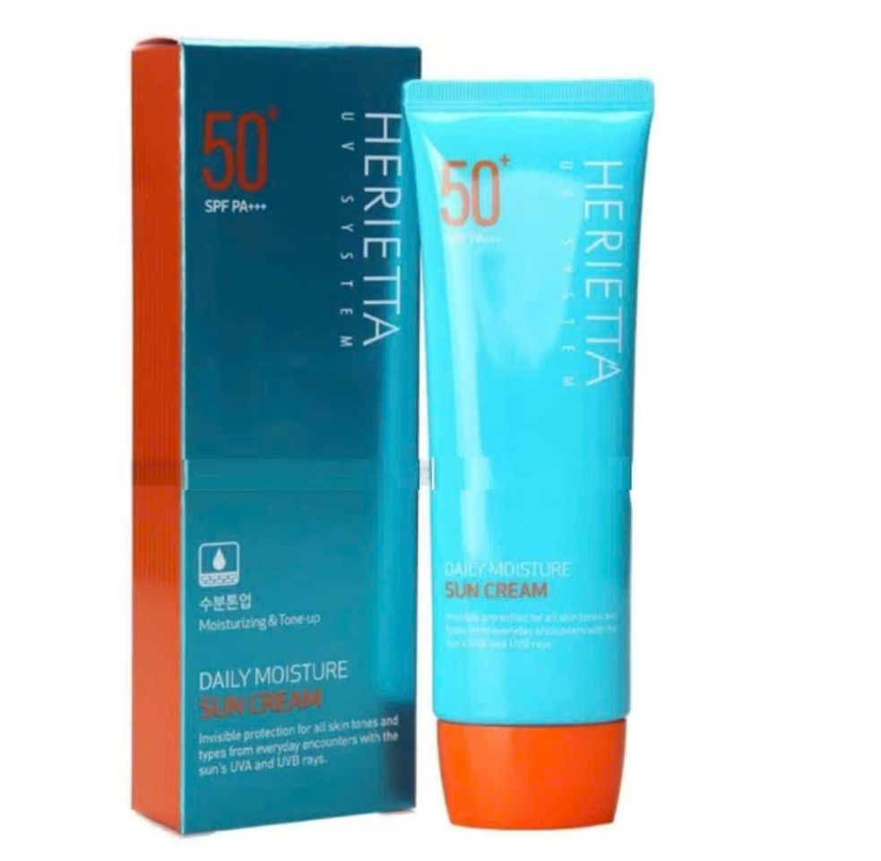 Kem chống nắng hàng ngày nâng tông và cung cấp độ ẩm cho da  herietta daily moisture sun cream 70g