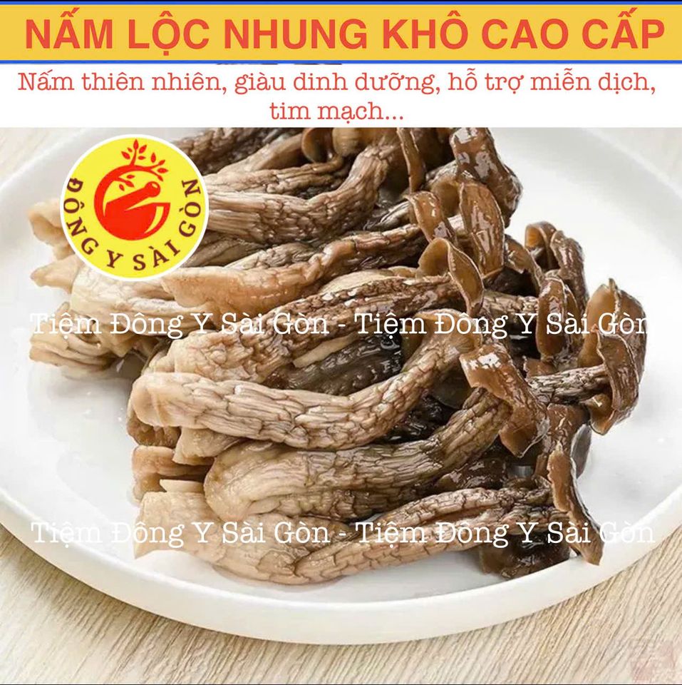 Nấm Lộc Nhung Thiên Nhiên Khô Cao Cấp