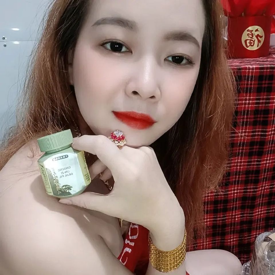 (Hộp 30 Viên) Viên uống tăng cân Ginseng Lin-Zi Gejie Pil - Nhân sâm linh chi tắc kè đại bổ hoàn - tăng cường sức khỏe chính hãng 740677