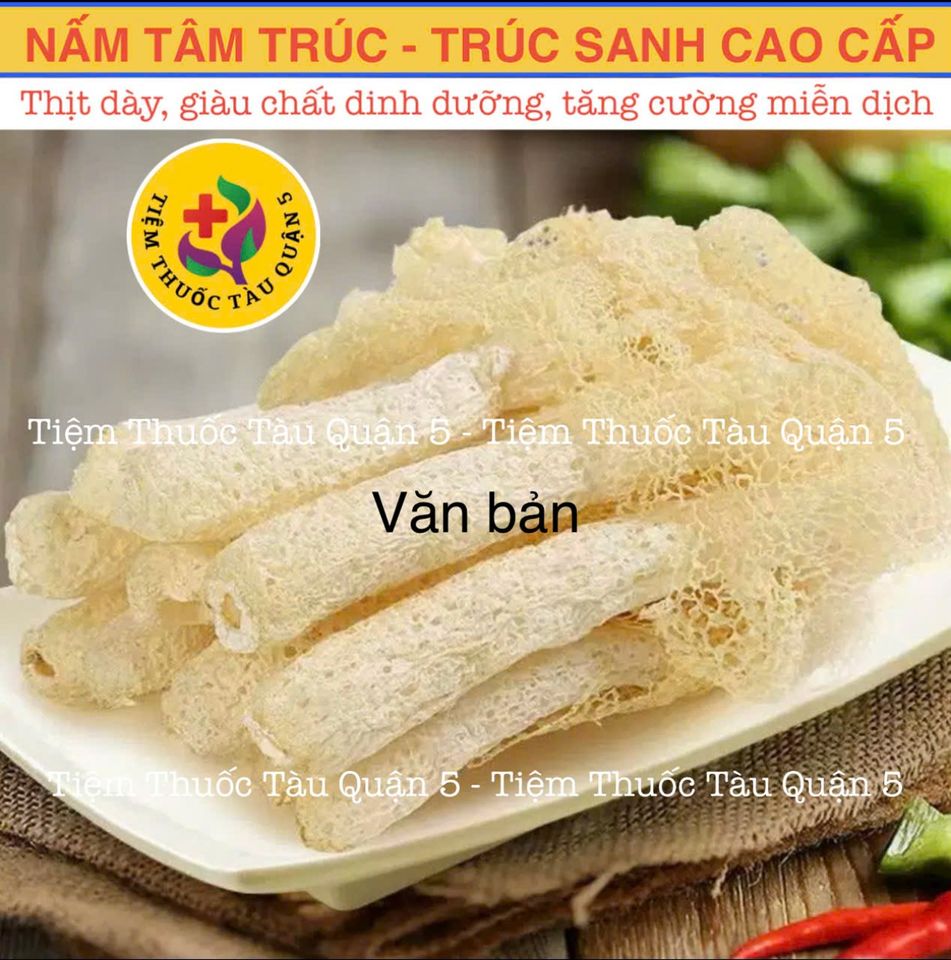 Nấm Tâm Trúc - Nấm Trúc Sanh - Nấm Nữ Hoàng - Nấm Măng 100gram (Hàng sấy khô, loại thượng hạng, thơm ngon) 651922