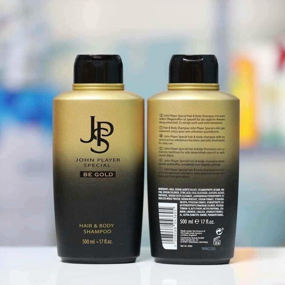 Sữa tắm gội Nam 2in1 JPS Đức 500ml