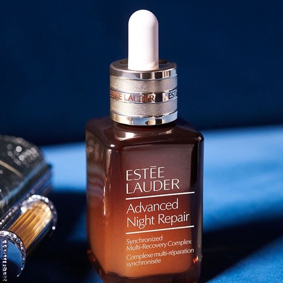 (4 Món) Serum Estée Lauder Nighttime Necessities Repair 50ml + 15ml, Kem dưỡng Lift 15ml + Kem mắt Hydrate 5ml Chính Hãng