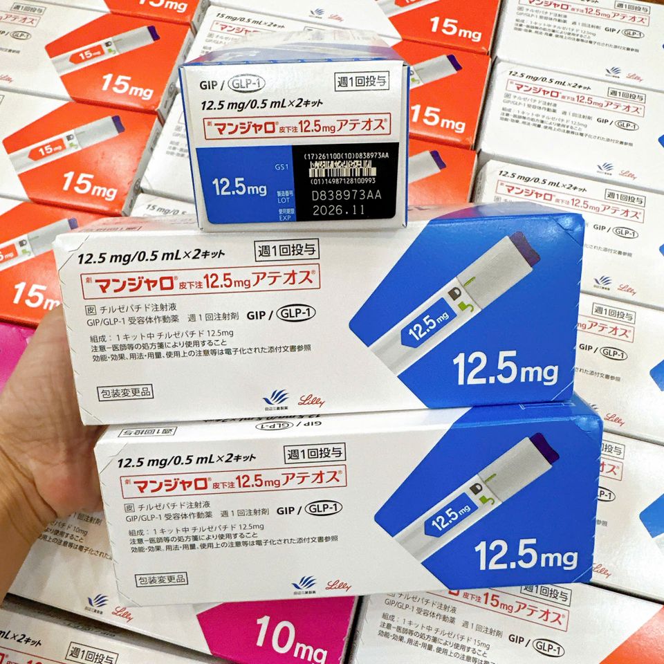 Bút tiêm giảm cân Mounjaro Chính Hãng Nhật Bản - Hỗ trợ kiểm soát cân nặng liều 2.5mg,5mg...