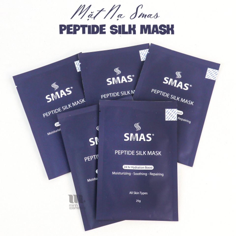 Mặt nạ cấp ẩm và dịu da Smas Peptide Silk Mask