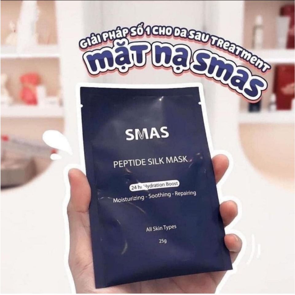 Mặt nạ cấp ẩm và dịu da Smas Peptide Silk Mask