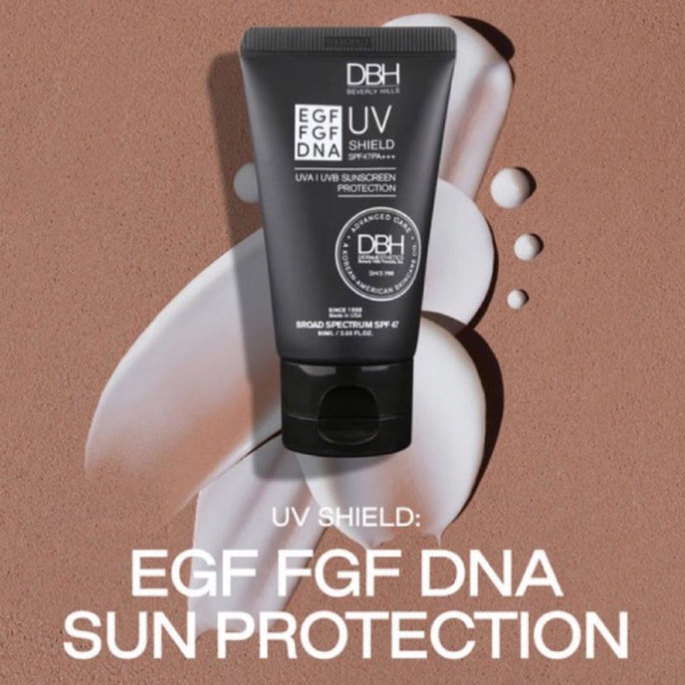 KEM CHỐNG NẮNG DERMAESTHETICS DBH SPF 50+/PA+++ EGF UV SHIELD 60ML