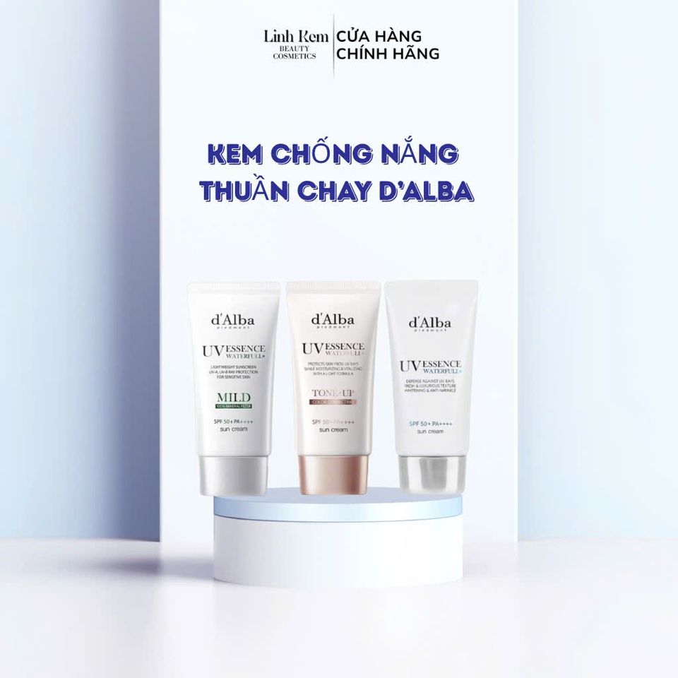 Kem chống nắng nâng tông da D'ALBA Sun Cream SPF 50+ 50ml