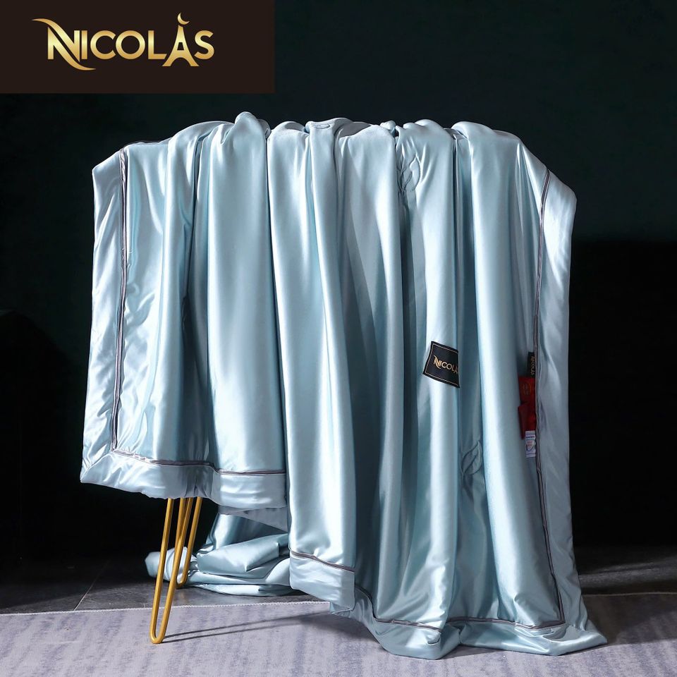 CHĂN HÈ LỤA LẠNH TƠ TẰM NICOLAS