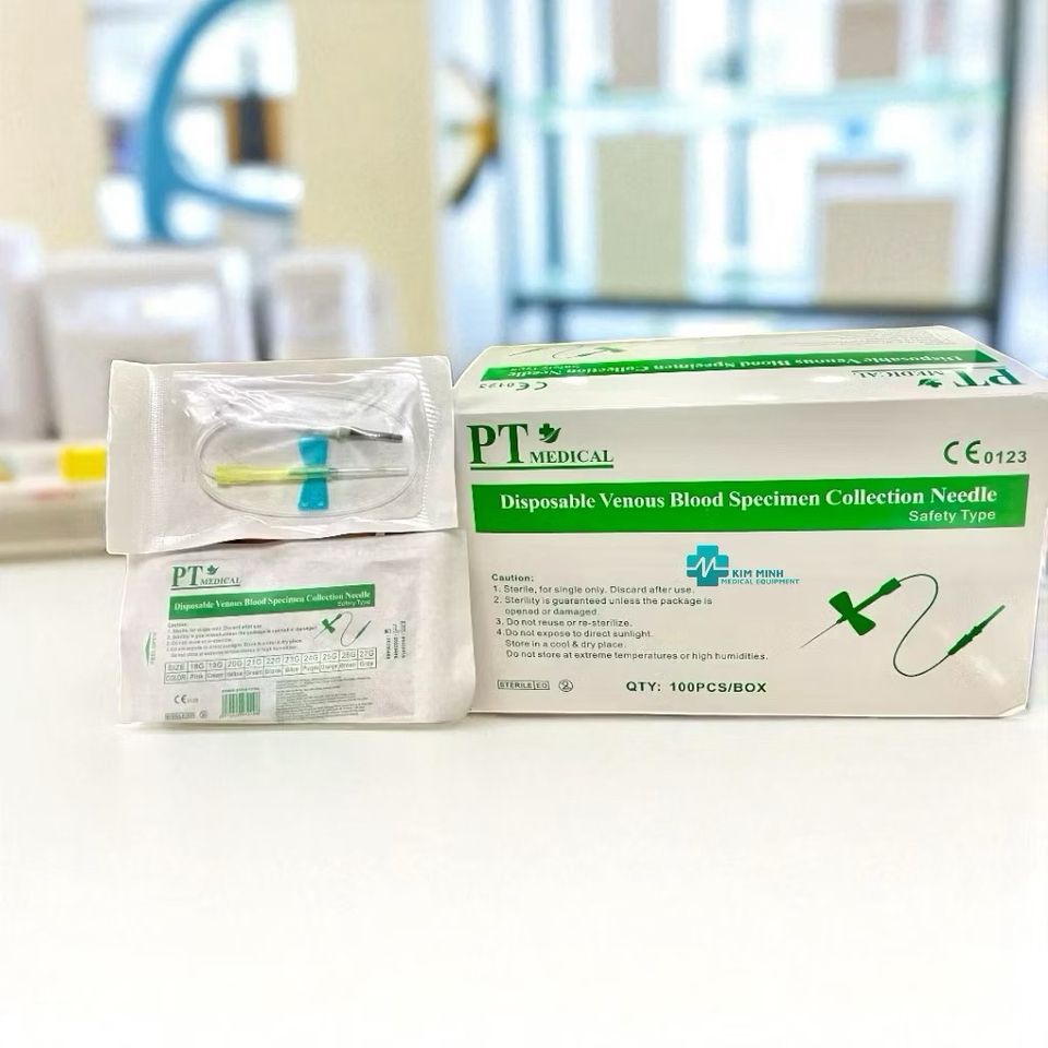 Kim lấy máu chân không có khóa an toàn PT dùng trong PRP 22G, 23G- Loại ...