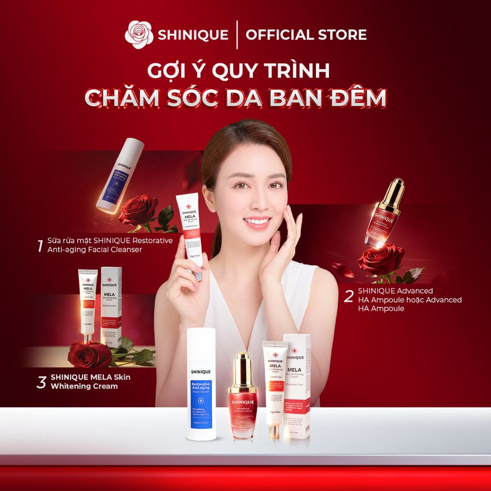 SHINIQUE MELA Skin Whitening Cream - Kem Dưỡng Da Hỗ Trợ Cải Thiện Nám và Không Đều Màu, Dưỡng Sáng Da - 30g