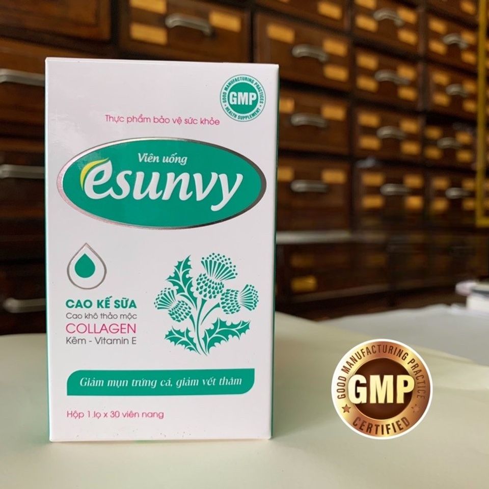Viên uống Esunvy - Giảm mụn trứng cá, giảm vết thâm