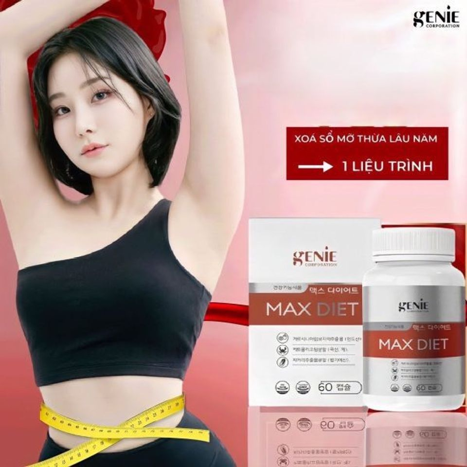 Viên uống giảm cân Max Diet - Genie 