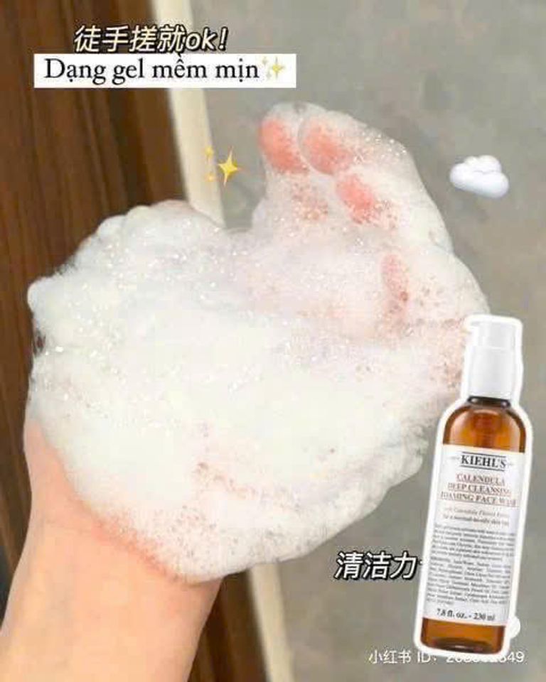 Gel Rửa Mặt Hoa Cúc Kiehl's 230ml - Sữa Rửa Mặt Dịu Da, Chăm Sóc Da Mặt Từ Thiên Nhiên, Lành Tính, Phù Hợp Với Mọi Loại Da