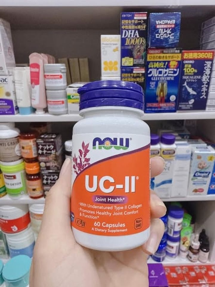 Viên uống Collagen Type II UC-II NOW 60 viên – hỗ trợ xương khớp
