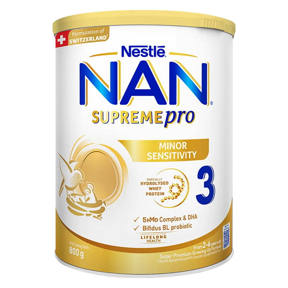 Combo 2 Sữa NAN SUPREME PRO số 3 800g (2-6 tuổi)