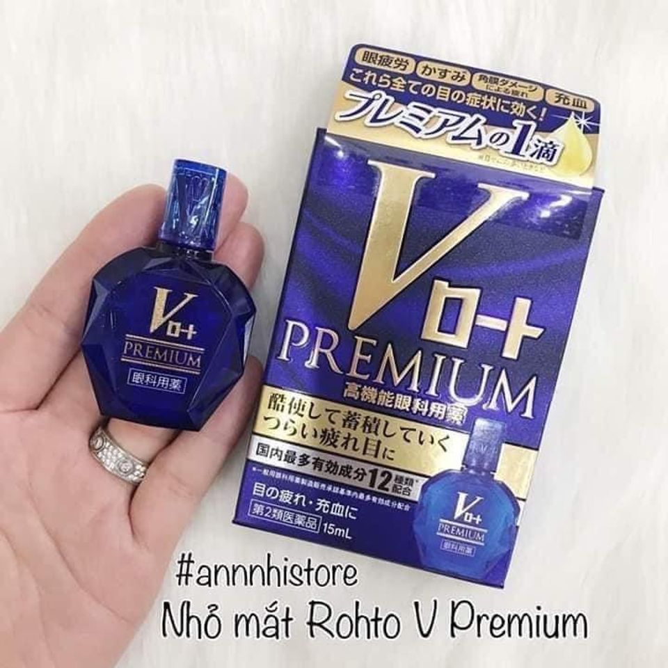 Nước nhỏ mắt cao cấp Rohto V premium Nội Địa Nhật Bản 669498