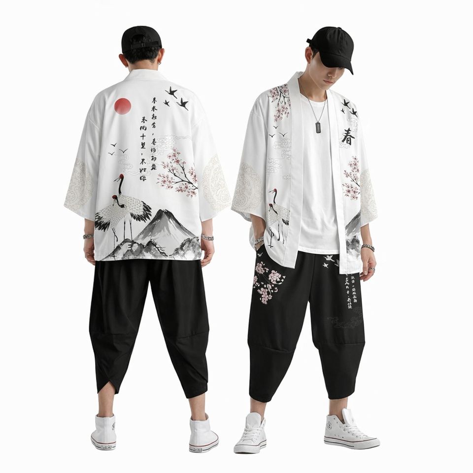 Kimono phong cách Nhật Bản