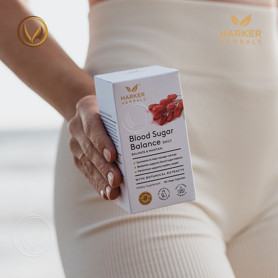 Viên uống cân bằng lượng đường trong máu Harker Herbals Blood Sugar Balance 90 viên
