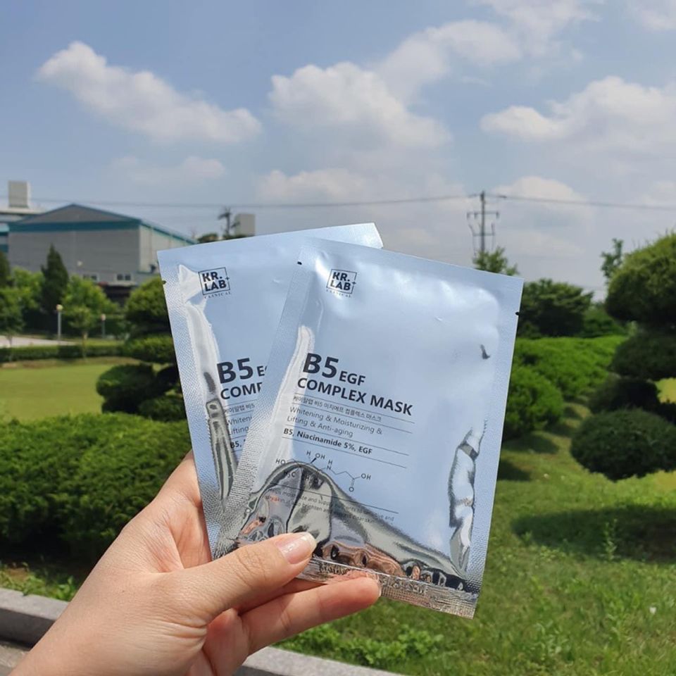 HÀNG CÔNG TY - Mặt nạ B5 KR.LAB EGF Complex Mask Krlab Giúp Cấp Ẩm Dưỡng Trắng Phục Hồi Da Sản Sinh Collagen