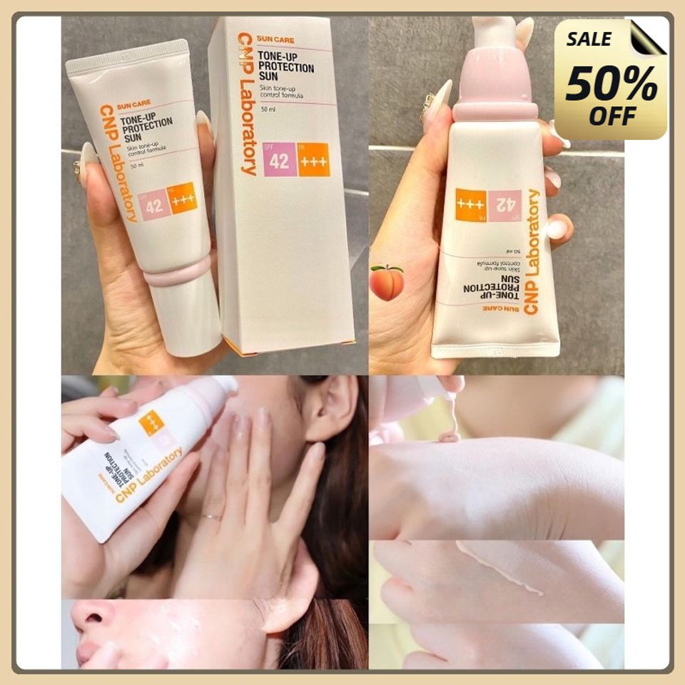 Kem chống nắng nâng tông da CNP Laboratory Tone-Up Protection Sun - Chỉ số chống nắng cao