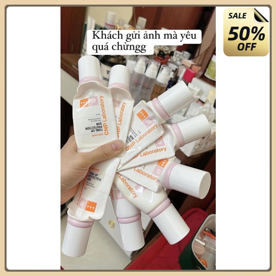 Kem chống nắng nâng tông da CNP Laboratory Tone-Up Protection Sun - Chỉ số chống nắng cao