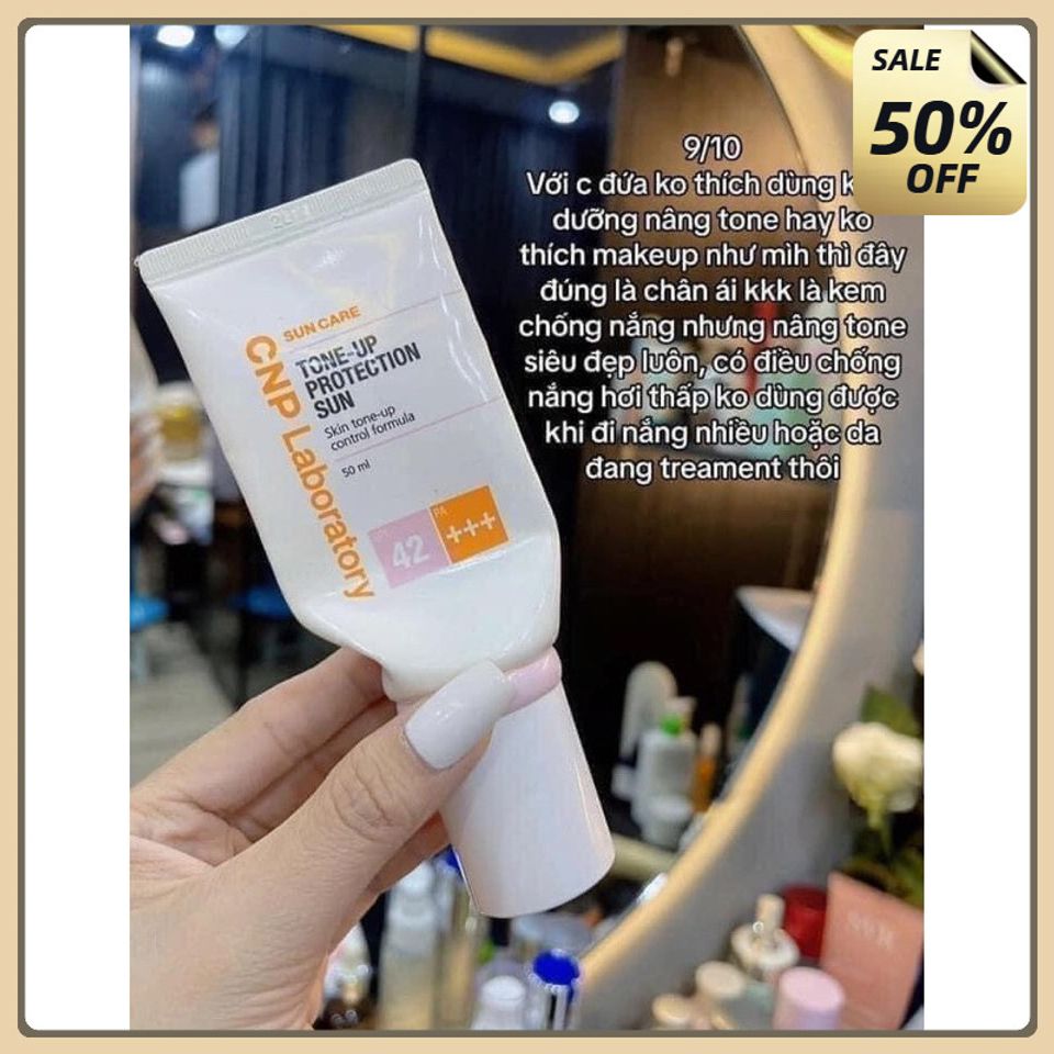 Kem chống nắng nâng tông da CNP Laboratory Tone-Up Protection Sun - Chỉ số chống nắng cao