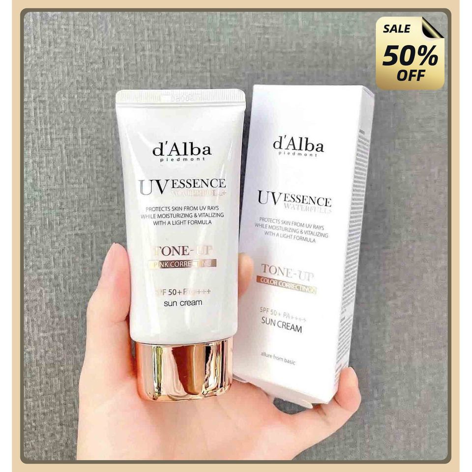 Kem chống nắng nâng tông da Waterfull Tone-up Sun Cream SPF 50+ 50ml - [d'Alba Official]
