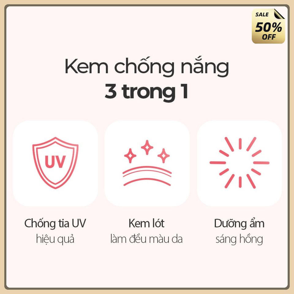Kem chống nắng nâng tông da Waterfull Tone-up Sun Cream SPF 50+ 50ml - [d'Alba Official]