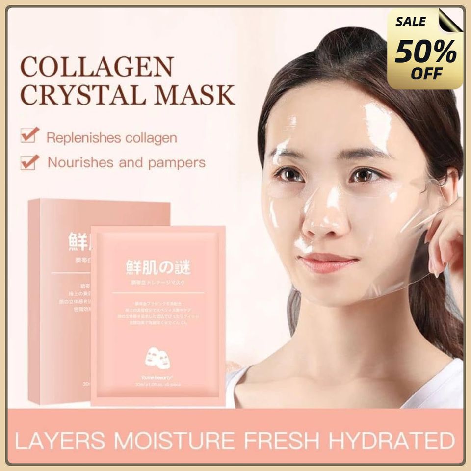 (combo 3 hộp) Mặt Nạ Dưỡng Da, Mặt Nạ Thuỷ Tinh Thạch Dưỡng Trắng Cấp Ẩm Da Bổ Sung COLLAGEN, Mặt Nạ Nhau Thai Cừu
