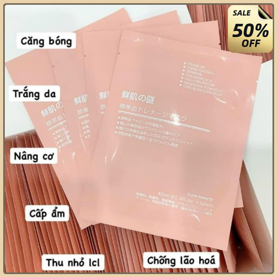 (combo 3 hộp) Mặt Nạ Dưỡng Da, Mặt Nạ Thuỷ Tinh Thạch Dưỡng Trắng Cấp Ẩm Da Bổ Sung COLLAGEN, Mặt Nạ Nhau Thai Cừu