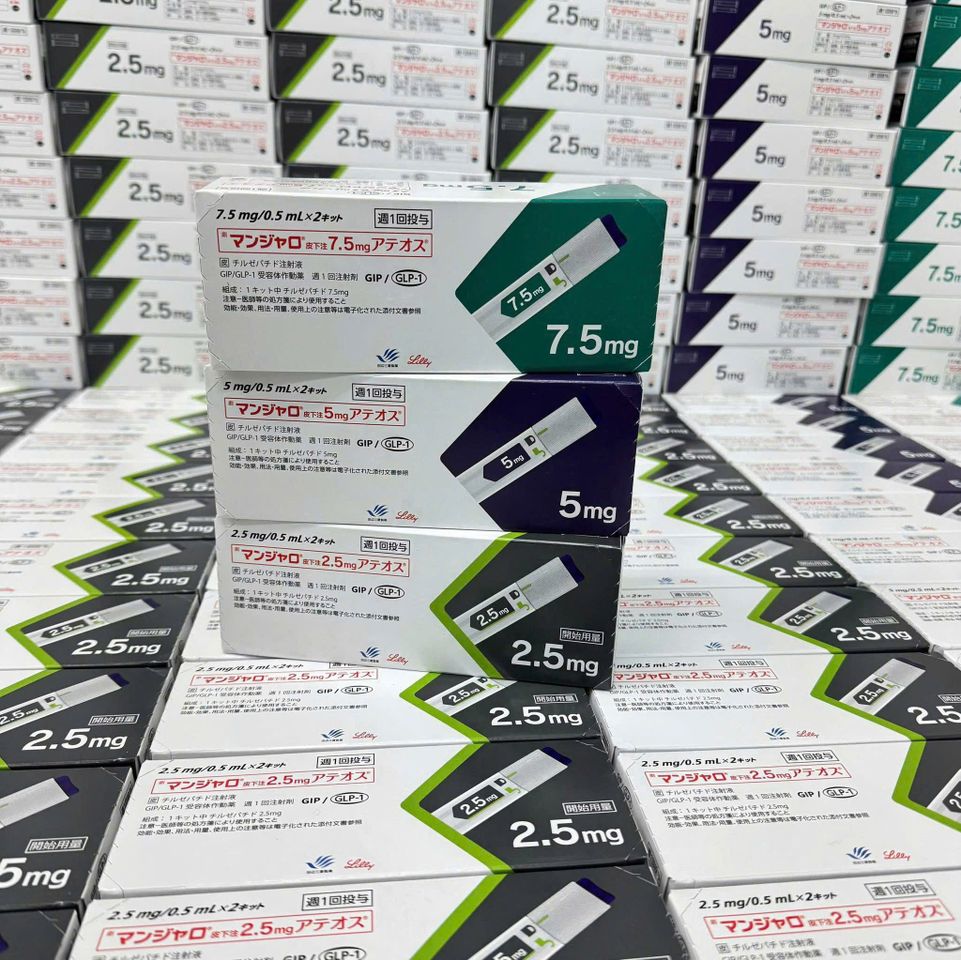Bút tiêm giảm cân Mounjaro Chính Hãng Nhật Bản - Hỗ trợ kiểm soát cân nặng liều 2.5mg,5mg...