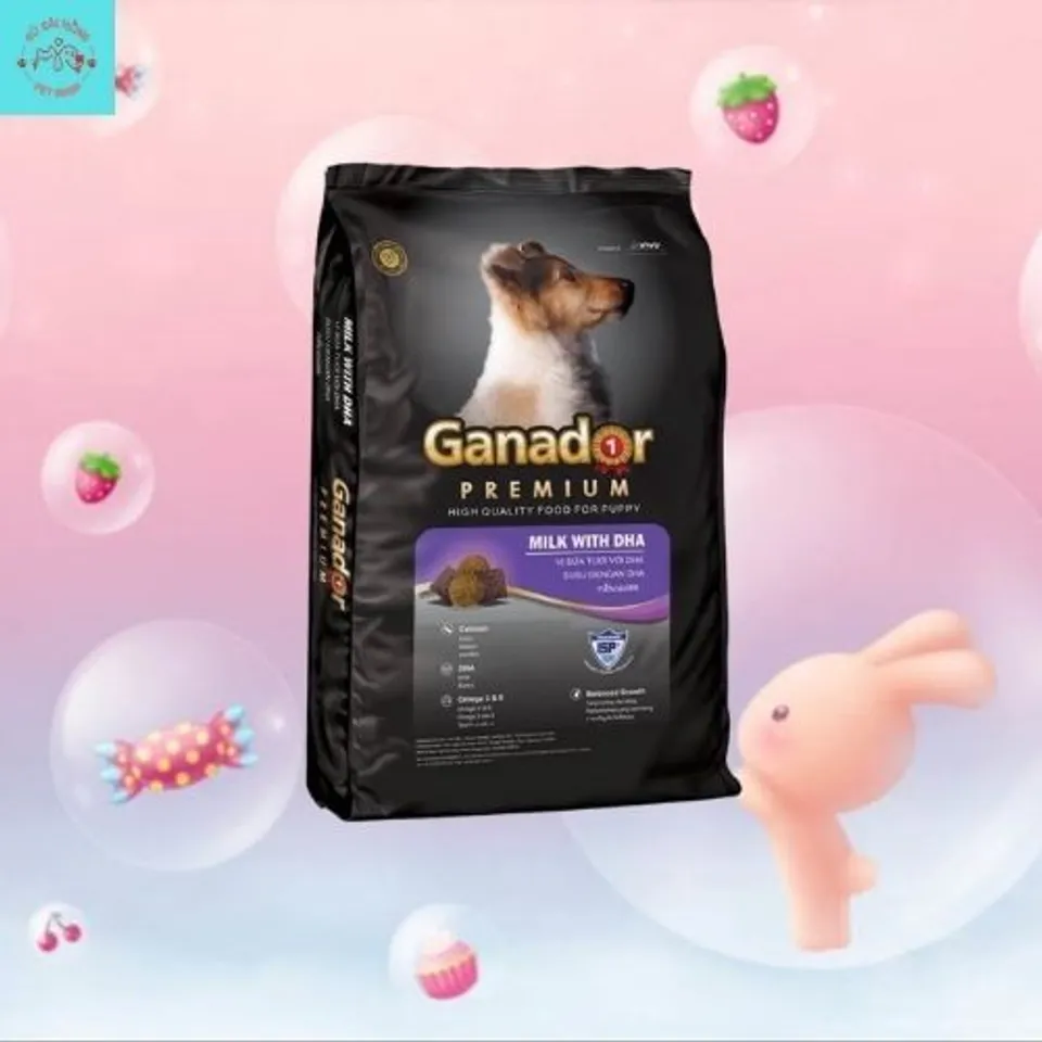 [Túi 3kg] Thức Ăn Hạt Ganador Cho Chó Lớn Adult Và Chó Con Puppy Vị ...