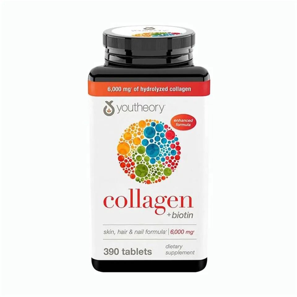 (Nhập khẩu) Viên uống Collagen Youtheory Type 1 2 & 3 Mỹ 390 viên -