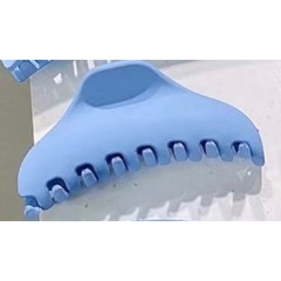 01 Kẹp tóc nhựa càng cua màu xanh