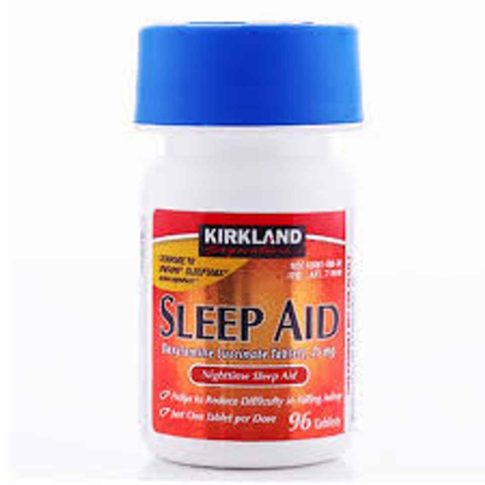 Viên uống hỗ trợ giấc ngủ ngon Kirkland Signature Sleep Aid 2 hộp x96 viên