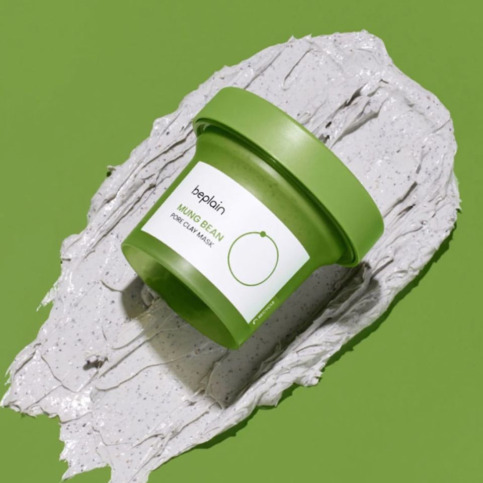 Mặt Nạ Đất Sét Beplain Chiết Xuất Đậu Xanh Hàn Quốc 120ml - Giúp Làm Sáng Da, Kiểm Soát Dầu, Cải Thiện Mụn