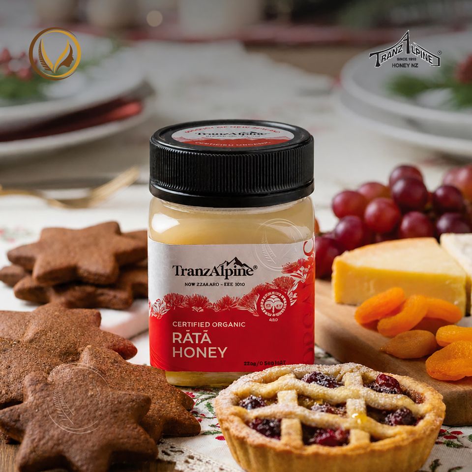Mật ong Rata hữu cơ nguyên chất TranzAlpine Certified Organic Rata Honey 250g