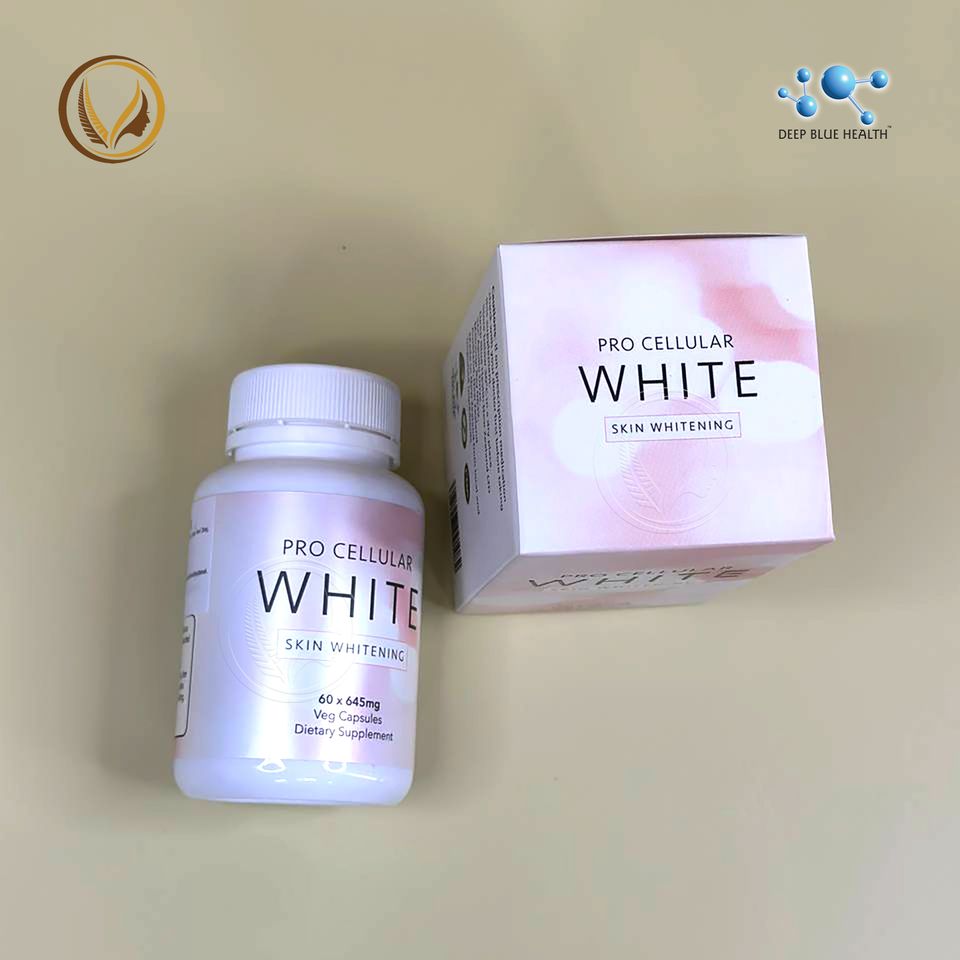 Viên uống trắng da toàn thân Deep Blue Health Pro Cellular White Skin Whitening 60 viên
